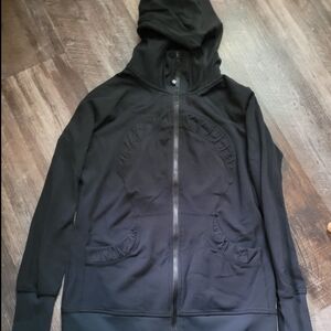 Lululemon Full Zip Hoddie Jacket Size 10 Black Color